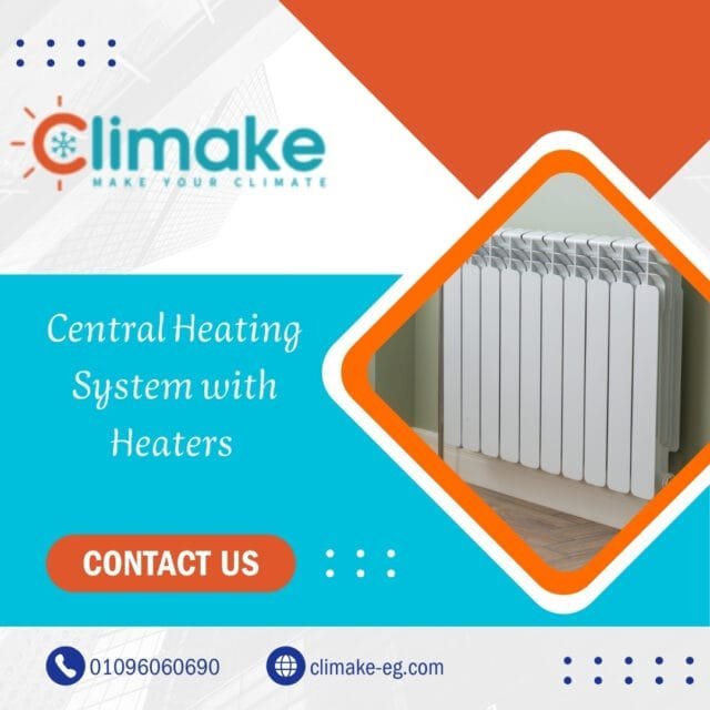 Central Heating System with Heaters 