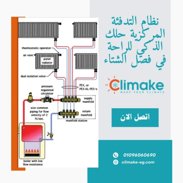 نظام التدفئة المركزية حلك الذكي للراحة في فصل الشتاء