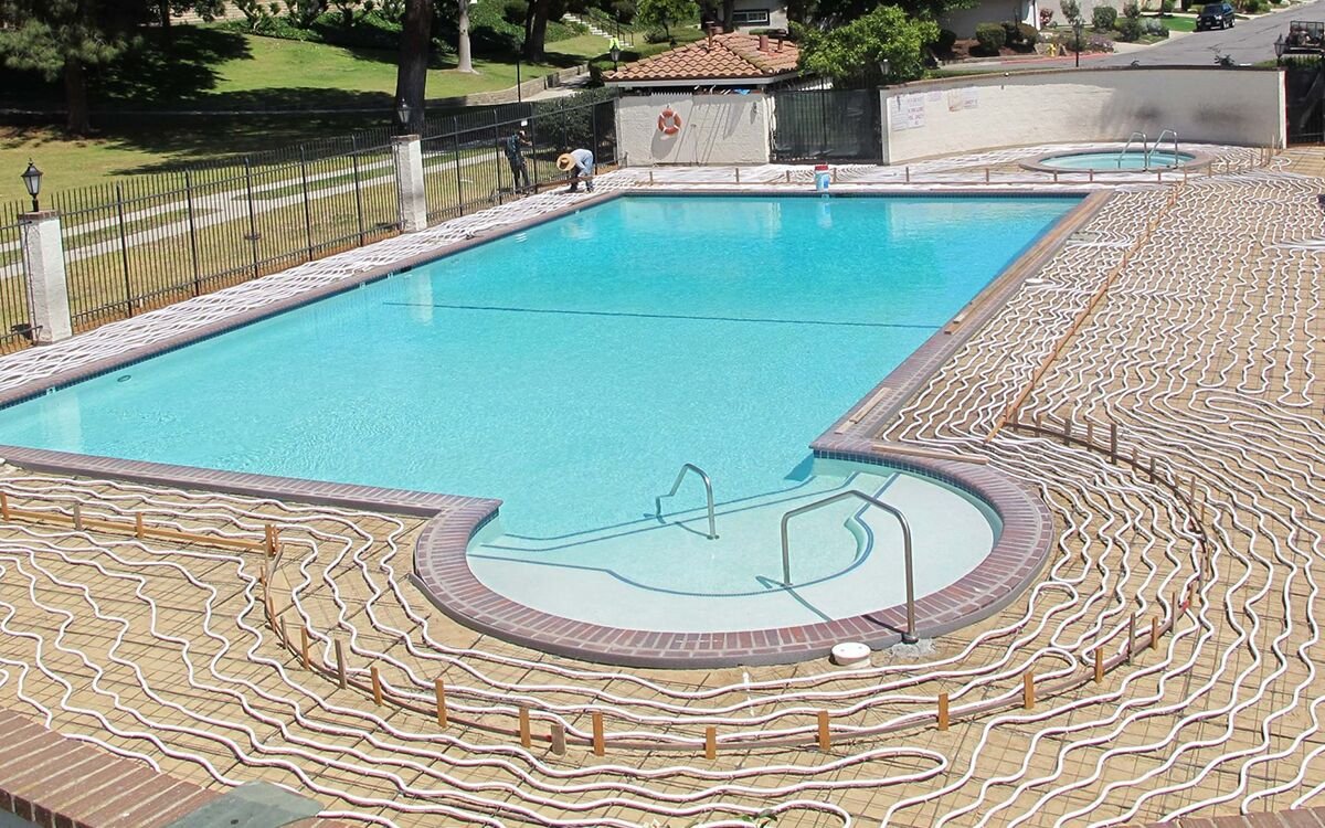 Pool Heating System with Solar
