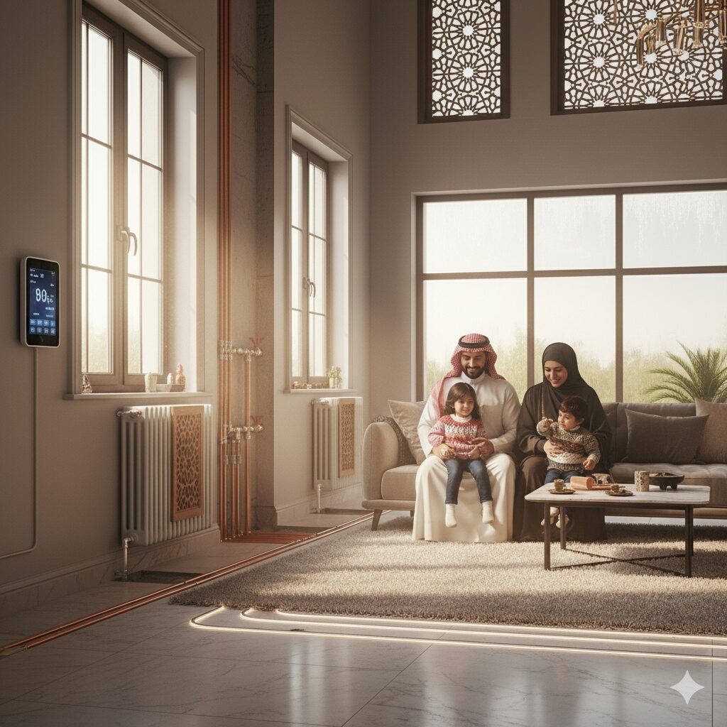  installing central heating