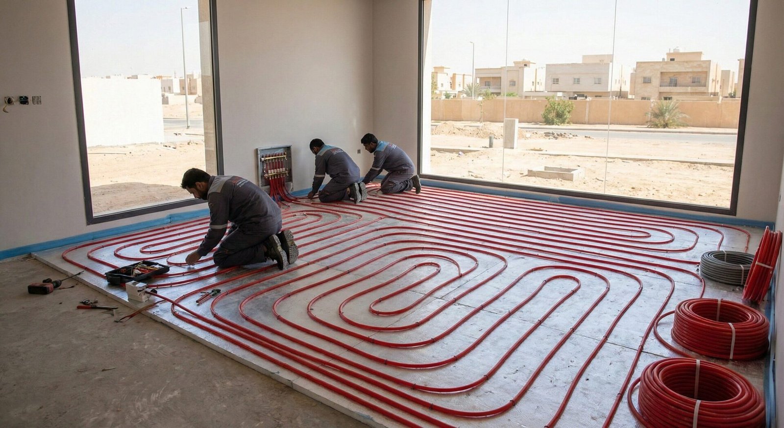 شركات تمديد تدفئة مركزية